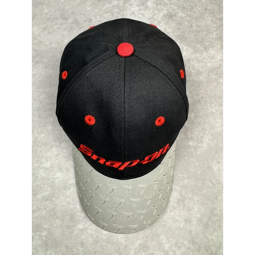 Snap-on Hat‎ Cap Strap Back Embroidered Diamond Plate Work Tool Mens Adjustable